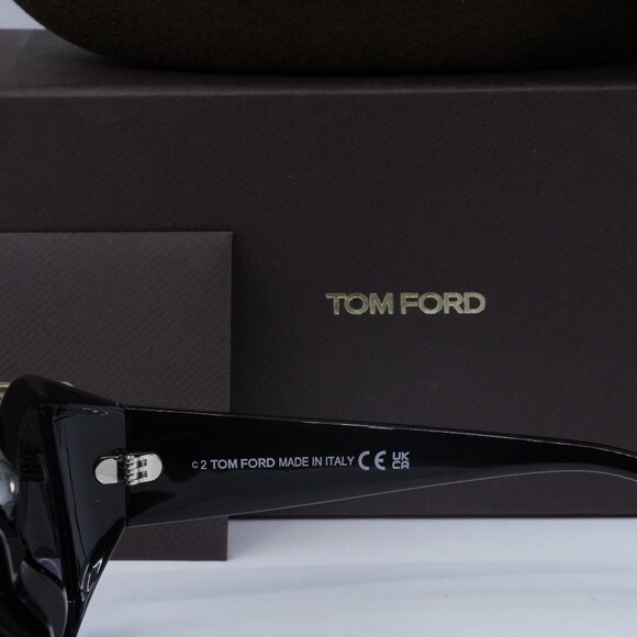 Tom Ford Ryder-02 FT1035-N 01A Square Sunglasses - Black/Smoke main image 10